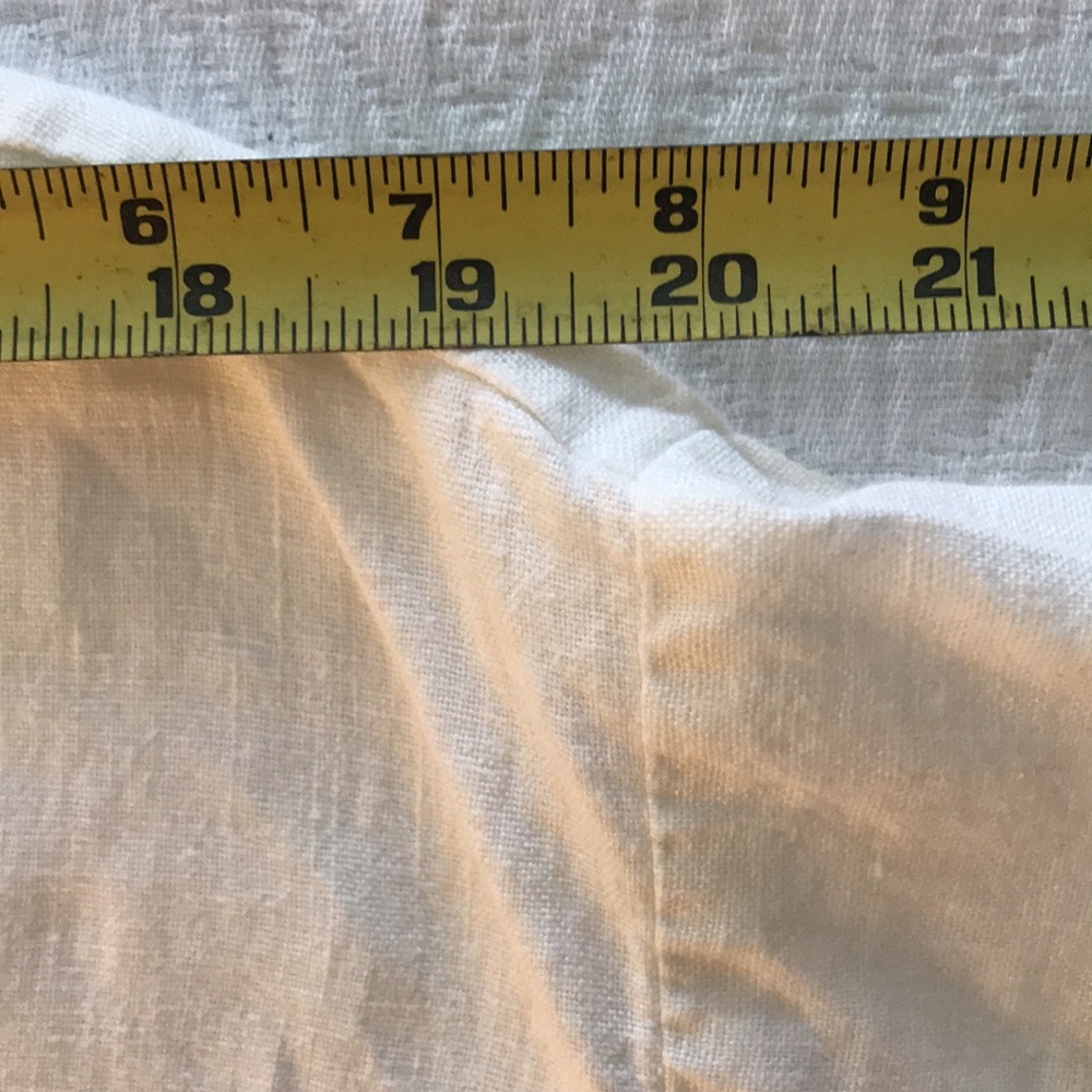 Flax by Jeanne Engelhart Linen Blue Jumper Dress w/ White Shirt 22 to 24 - Picture 13 of 16